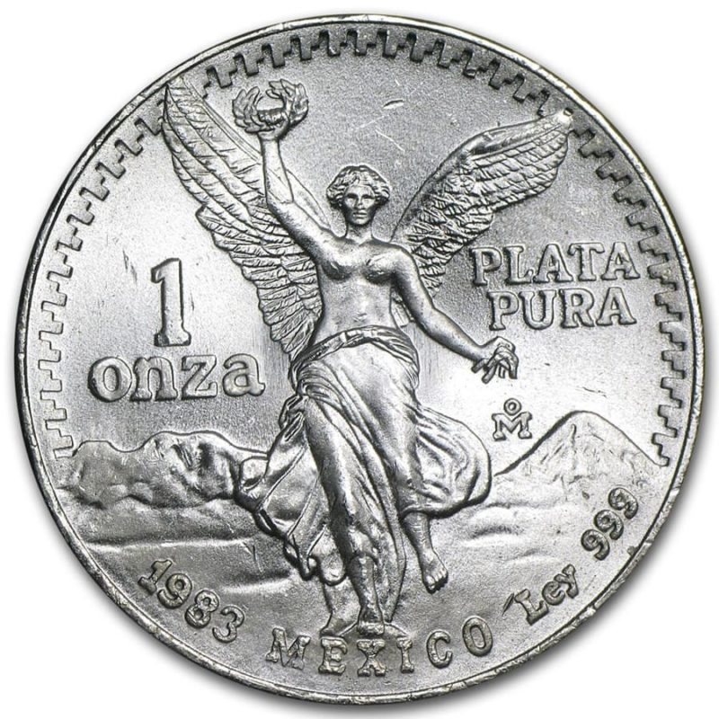 1983 Mexico 1 Oz Silver Libertad BU NPMEX