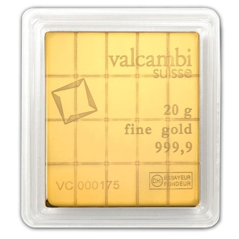 20 X 1 Gram Gold Valcambi CombiBar™ (In Assay) - NPMEX